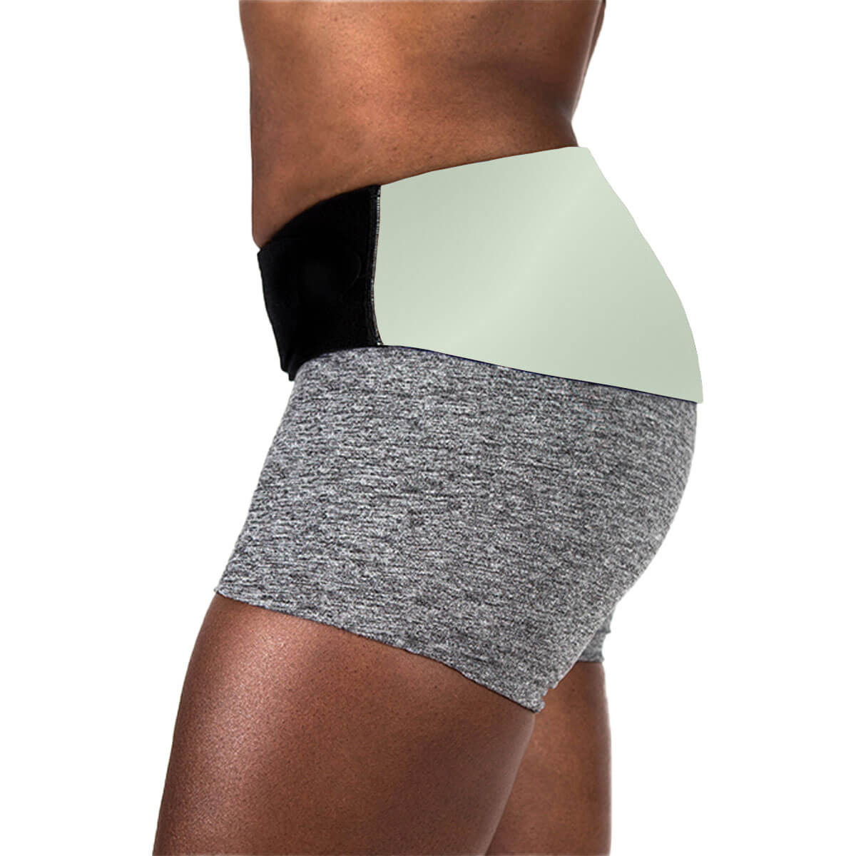 Black body helix adjustable si joint belt, size small sacroiliac support wrap shown flat — view 5