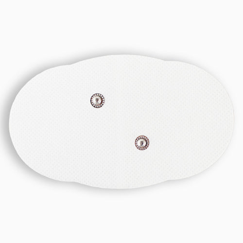 iReliev large TENS unit pads refill kit with premium hydrogel single pads for the ET-5050 wearable system — view 5