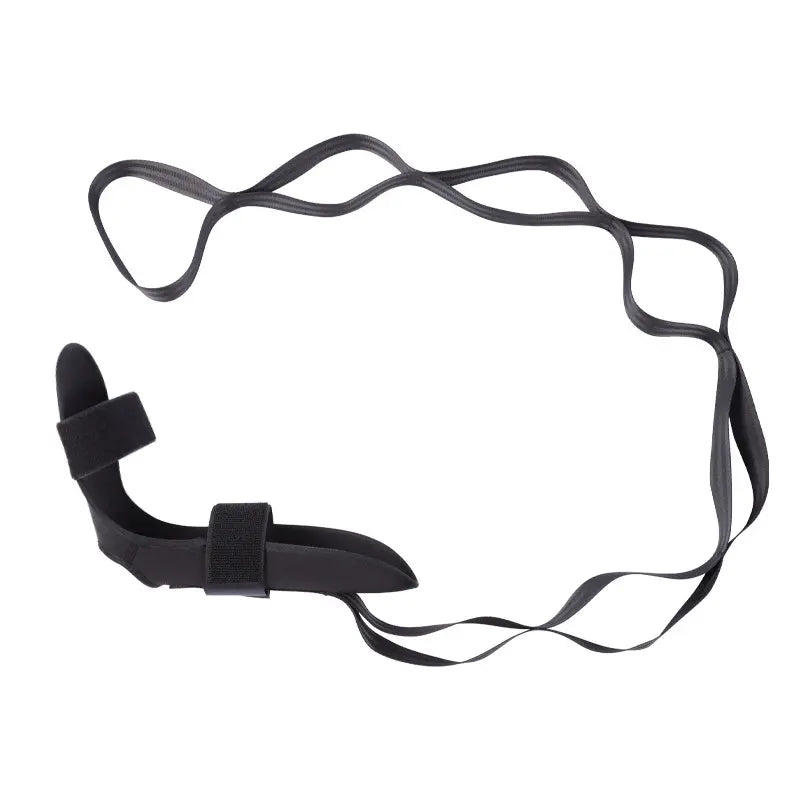 PlayMakar plantar fasciitis stretching strap with multiple loops for foot and calf stretches — view 4
