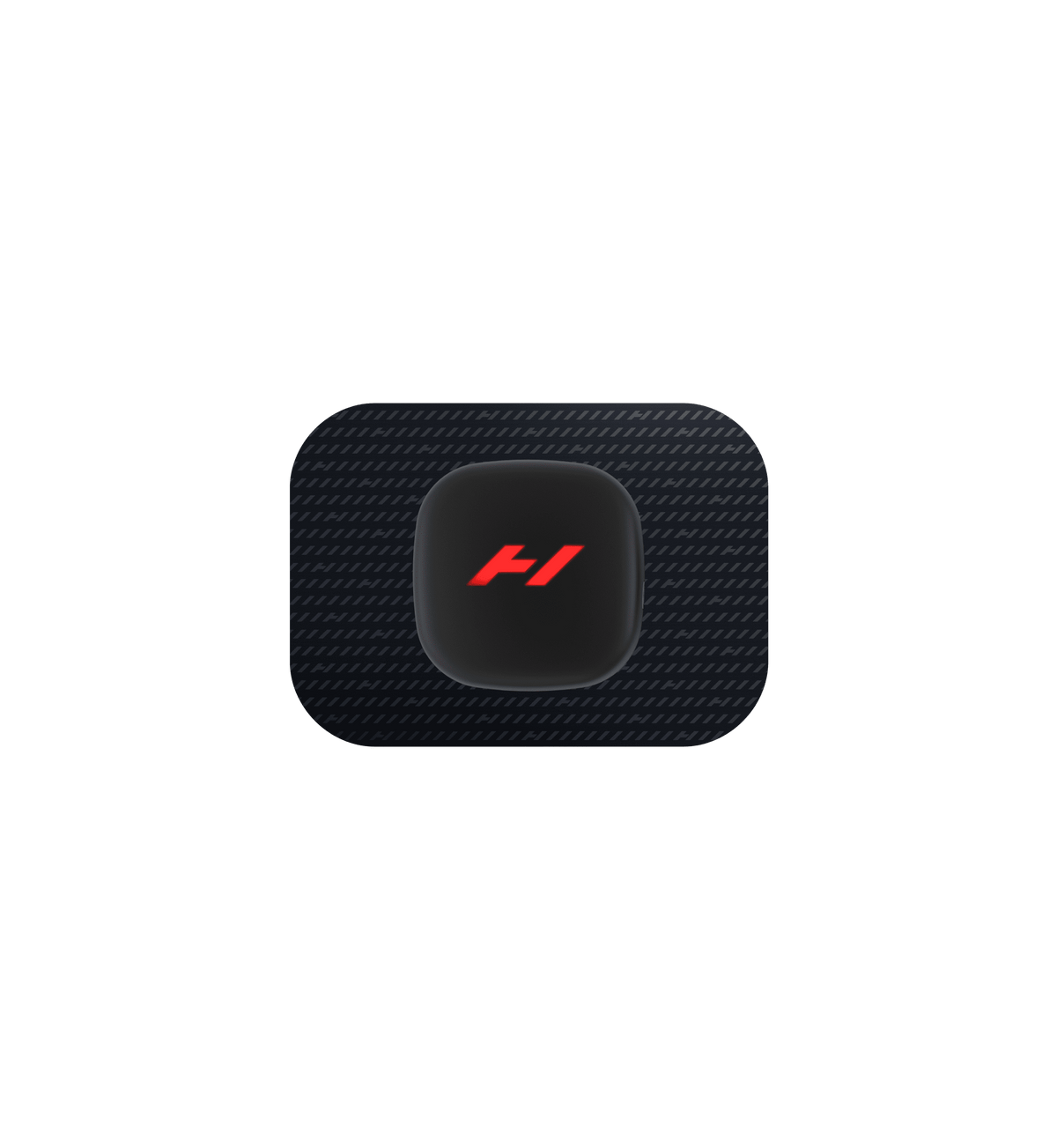 Hyperice Venom Go portable heat vibration device wrapped around a hand and thumb
