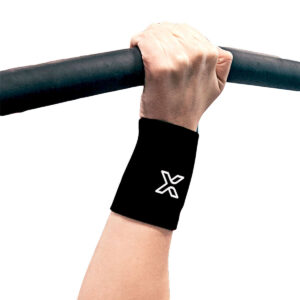 body helix wrist compression sleeve pulled over the hand, covering the wrist joint and base of the palm