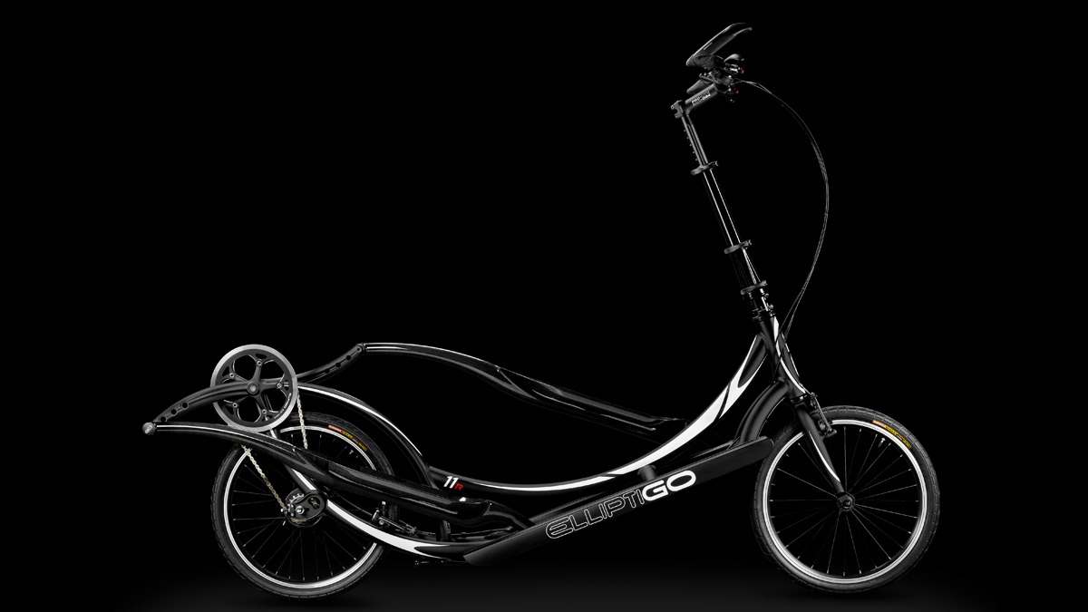 ElliptiGO 11R outdoor elliptical bike with aluminum frame and carbon-fiber drive arms — view 3