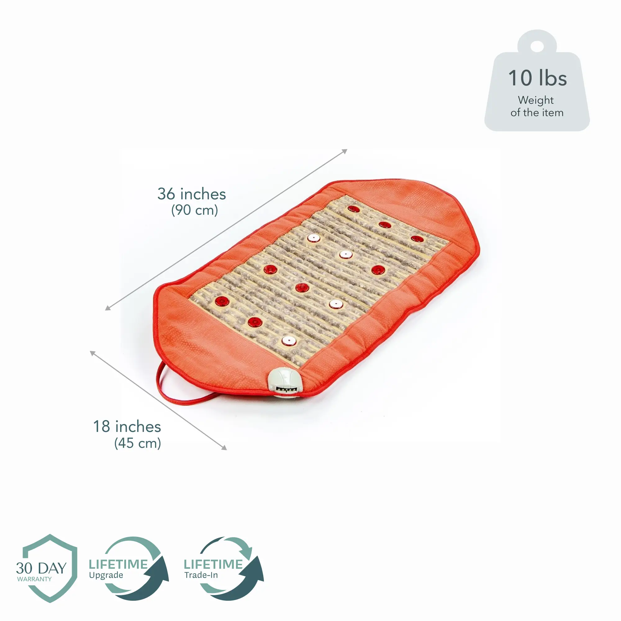 HealthyLine Amethyst Pad 3618 Photon Far Infrared Heating Mat (220V) — view 3