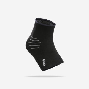 Decathlon Level 1 Ankle Support 120 — Right or Left, Smoked Black