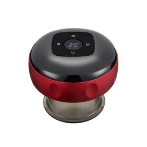 APE BORN Fitness smart cupping massager with red light, shown on a back and neck