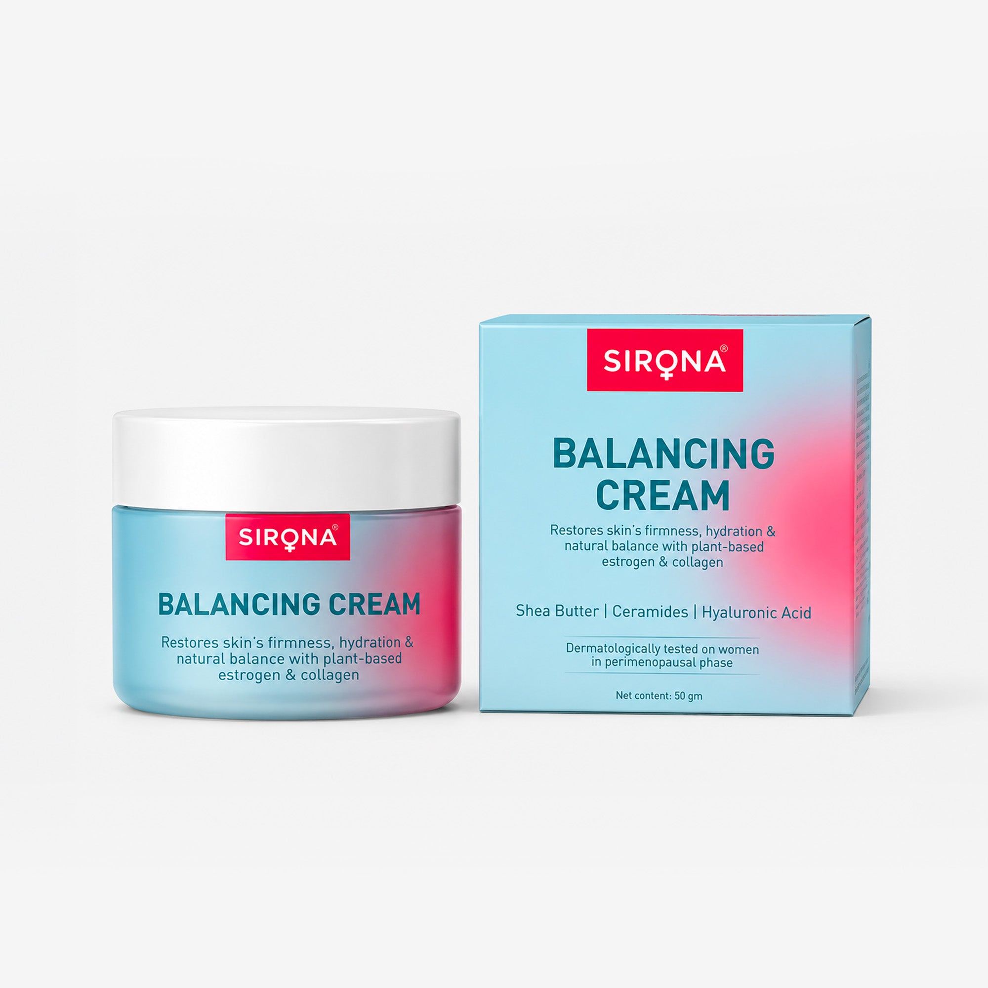 Sirona Skin Balancing Cream 50 g jar with its box