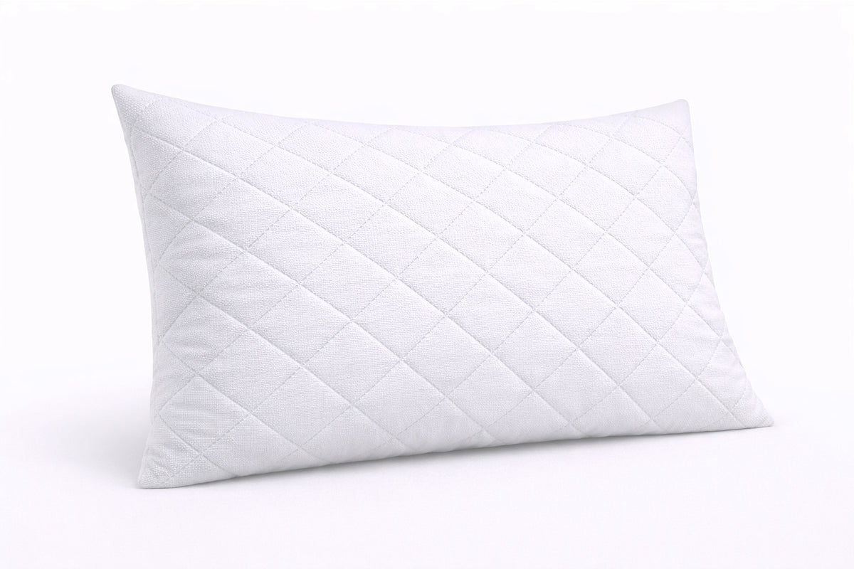 The Core Advanced memory foam pillow with a soft quilted cover by The Foam People