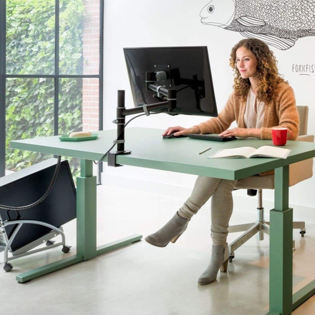 Dataflex Viewgo Monitor Arm Black — view 2
