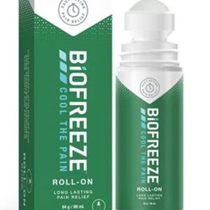 Biofreeze 89g cryotherapy roll on bottle for joint and muscle pain