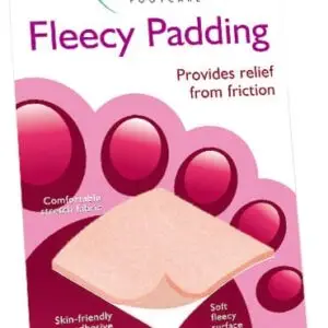 Carnation fleecy foot padding, a roll of self-adhesive cotton padding for tender spots