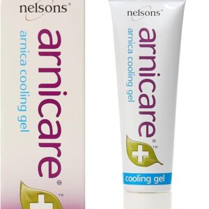 Nelsons Arnicare arnica cooling gel 30g tube with menthol and natural grapefruit oil