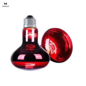 Mvolo 300w infrared bulb, IR-A heat lamp with standard E27 screw fitting