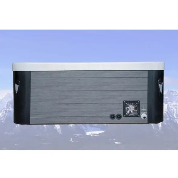 InvigorIce Storm hot cold therapy tub in Sunset with layered LED lighting and hydrotherapy jets — view 2