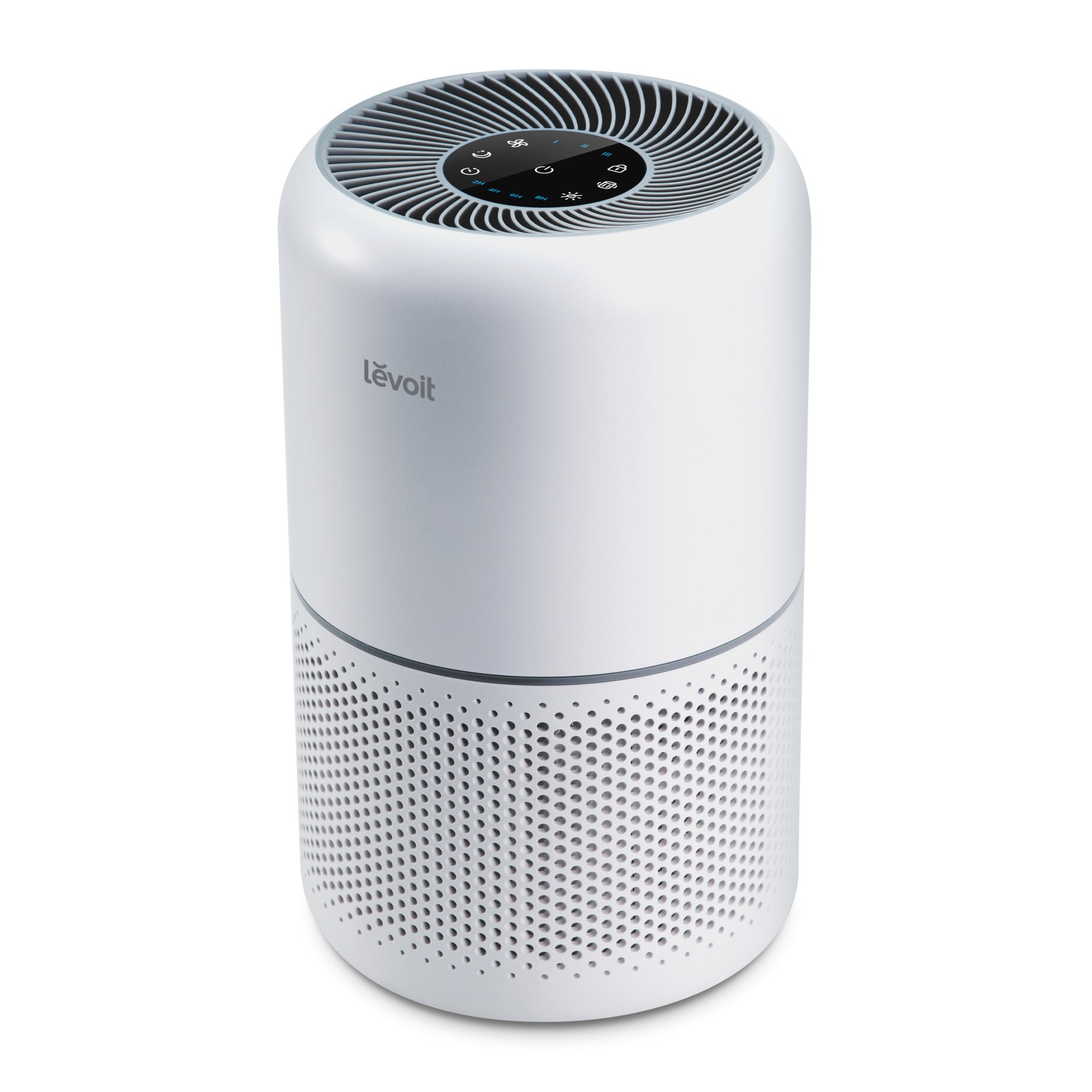Levoit Core 300-P air purifier in White, angled view