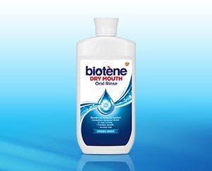 Biotène moisturising mouthwash, 500 ml bottle