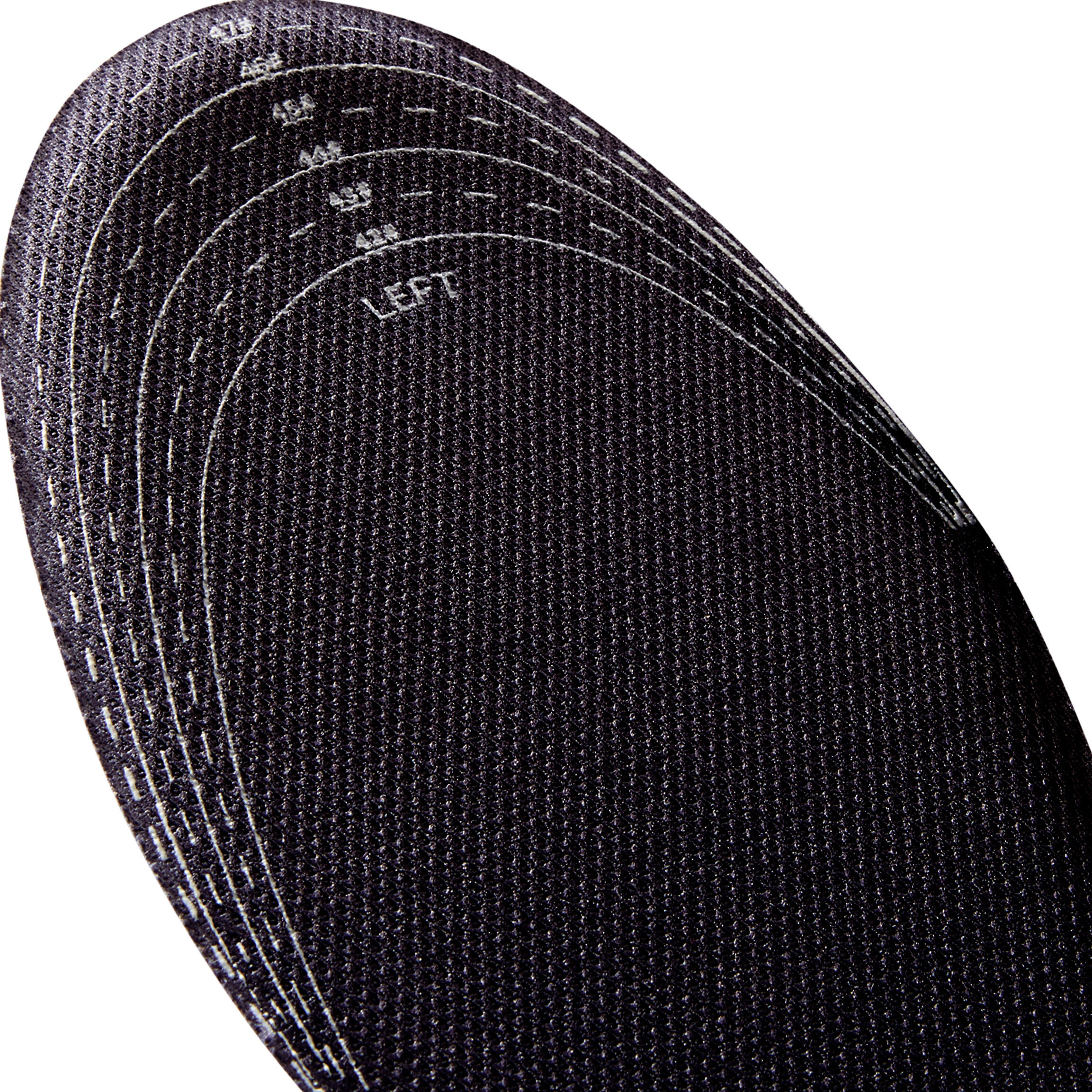 Decathlon W500 memory foam insoles shown as a pair on a plain background — view 3