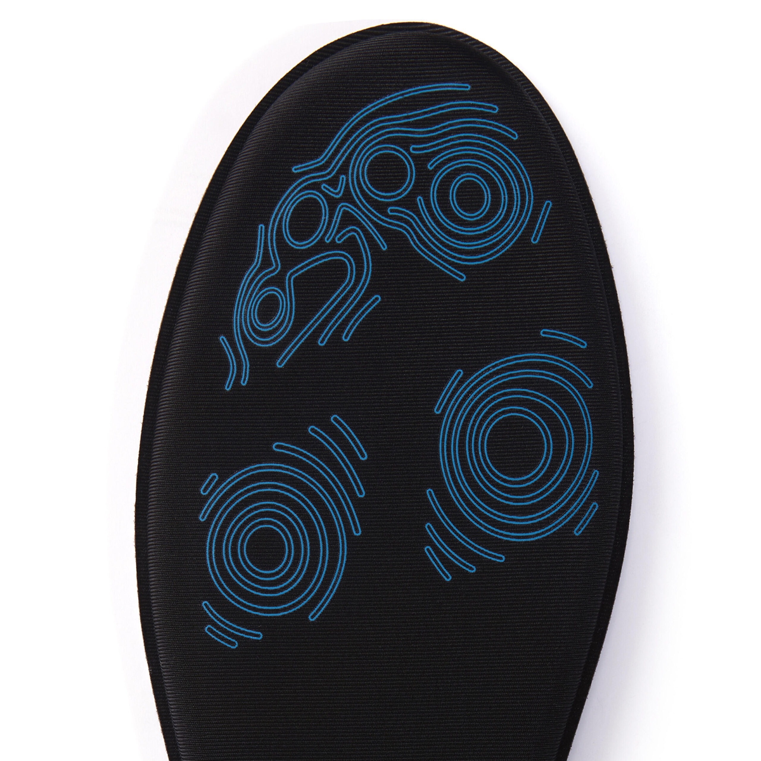 Decathlon W500 memory foam insoles shown as a pair on a plain background — view 2