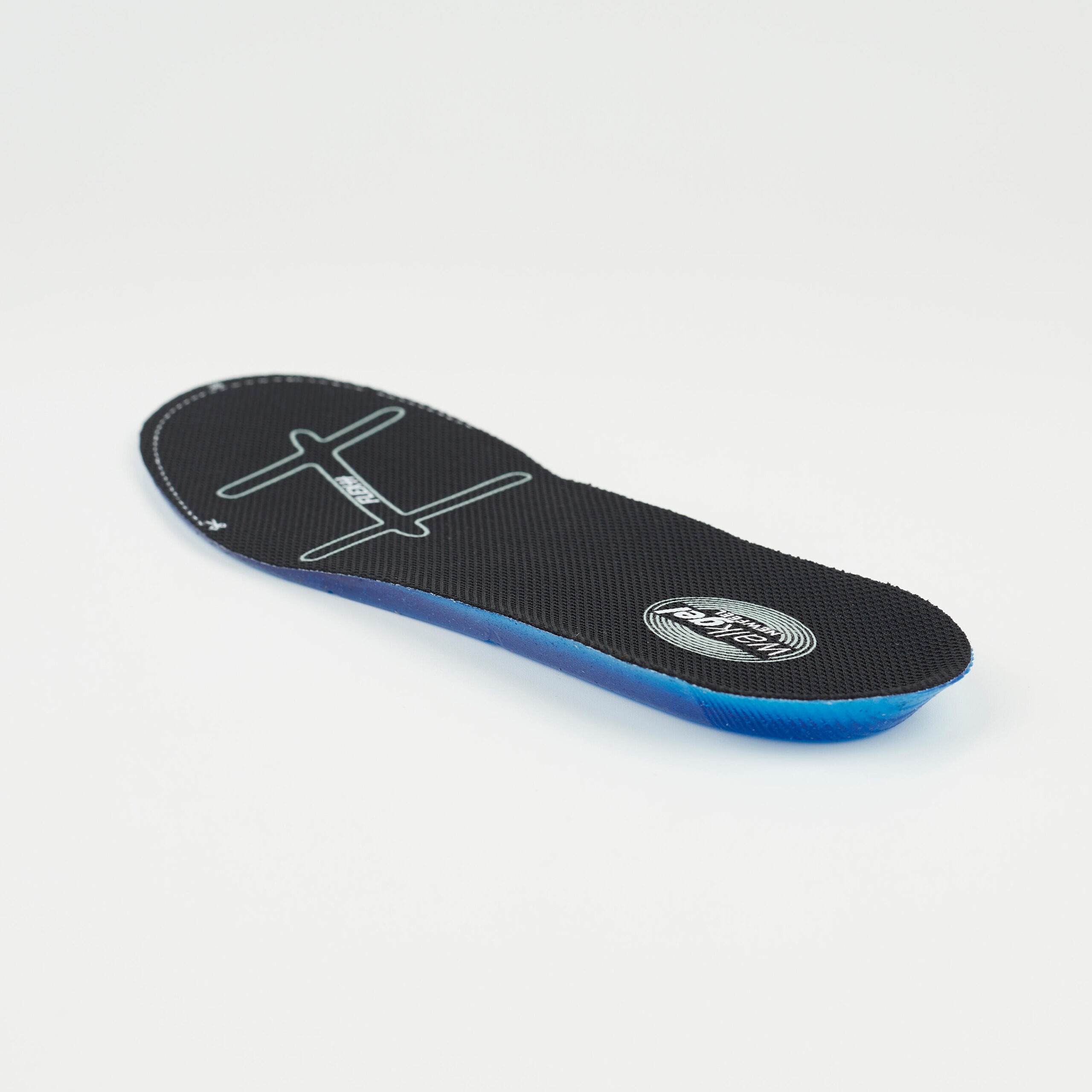 Decathlon W900 gel heel insoles shown as a pair on a plain background — view 3
