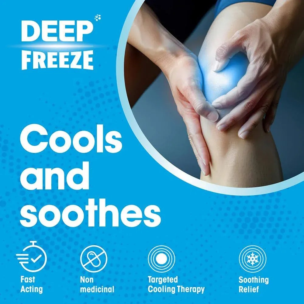 Deep Freeze 100g tube of cooling pain relief gel with menthol — view 5