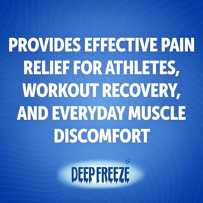 Deep Freeze 100g tube of cooling pain relief gel with menthol — view 2