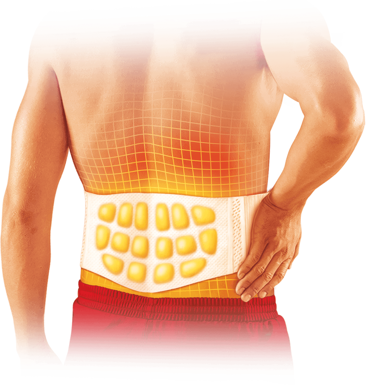 ThermaCare lower back heat wraps pack of 2 box with a shaped single-use wrap — view 3