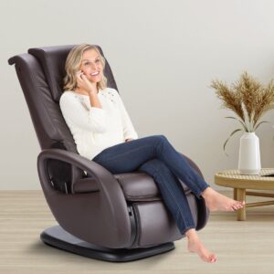 Human Touch WholeBody 7.1 full body massage chair shown upright, front angle view