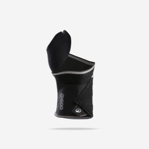 Decathlon Wrist Support 500 Level 3 — Right or Left, Smoked Black